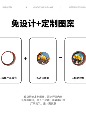 朱砂小圆满吊坠冈仁波齐景区文创可定图红色男女款小吊坠饰品配饰