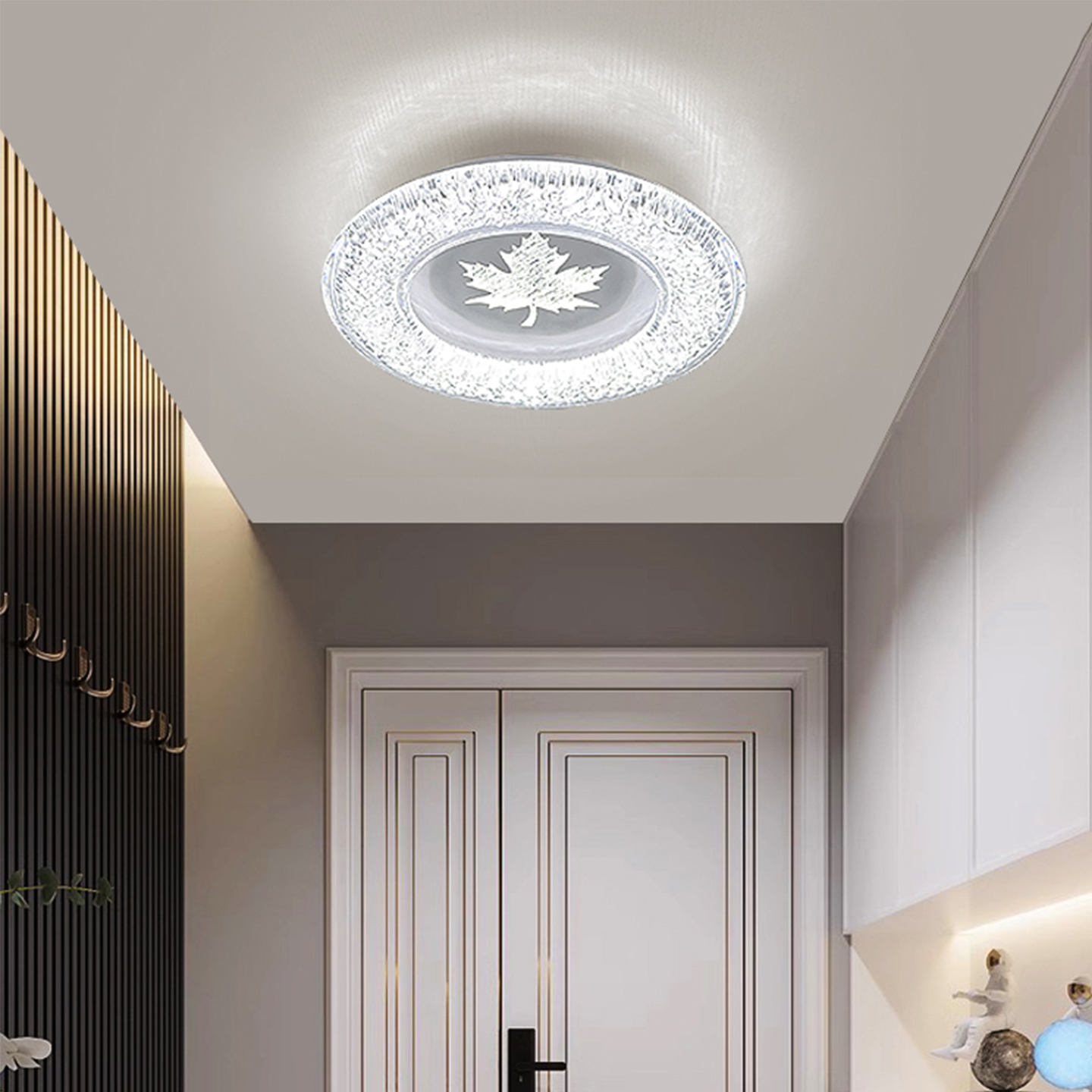 现代简约过道走廊灯嵌入式入户玄关门厅阳台灯新款网红爆款吸顶灯 - 图1