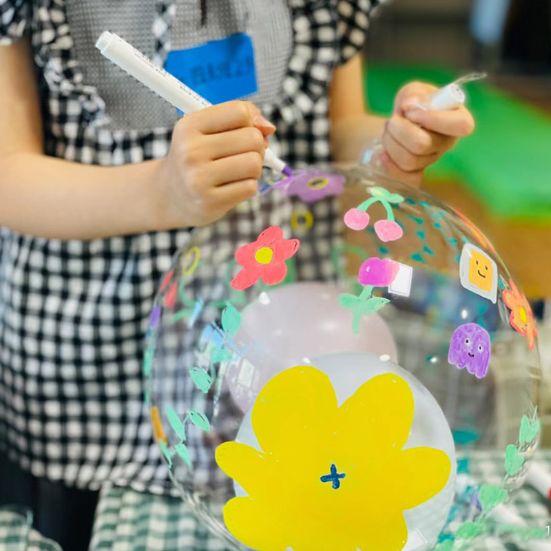 亚克力球透明球空心球塑料球圣诞节装饰圆球幼儿园环创材料吊球 - 图0