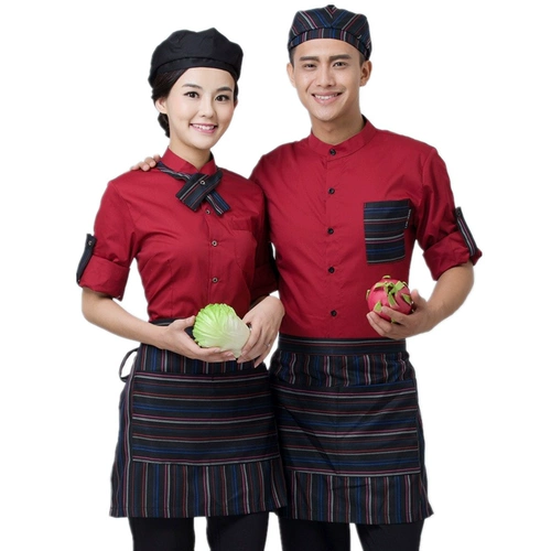 Обслуживание отеля Long -Fasted Fast Food Western Restaurant Hotpot Официант Милоковой чай торт пекарня пекарня ресторан фронта