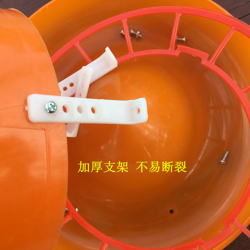 养鸡设备用品鸡饲料桶支架式加厚鸡大料桶鸭鹅养殖自动喂食器 - 图2