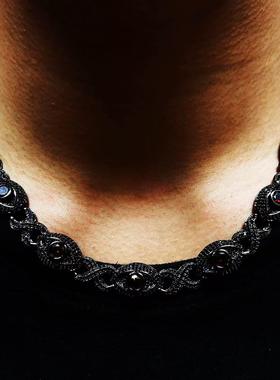 Mr.Bling定制黑红全视之眼古巴链