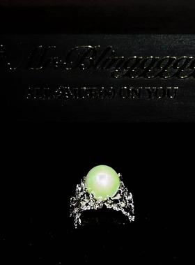 Mr.Bling满钻藤蔓珍珠鸽子蛋戒指