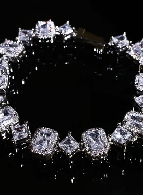 Mr.Bling10mm混镶冰糖块手链