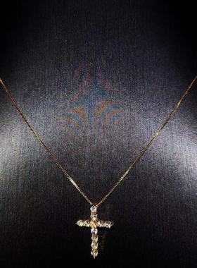 Mr.Bling纯银马思唯十字架吊坠