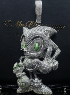 Mr.Blin私人定制白色索尼克吊坠