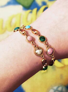 Mr.Bling精钢不掉色天然石手链