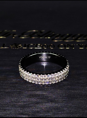 Mr.Bling情侣款定制刻字字母戒指