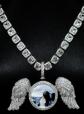 Mr.Bling大号款天使之翼照片吊坠