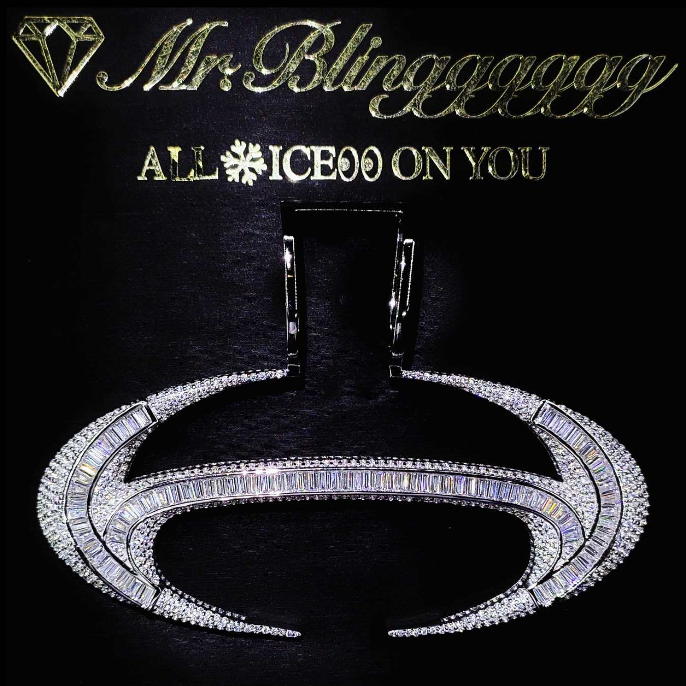Mr.Blingggggg European and American hip-hop jewelry, private custom mixed inlay full diamond 925 silver solid pendant