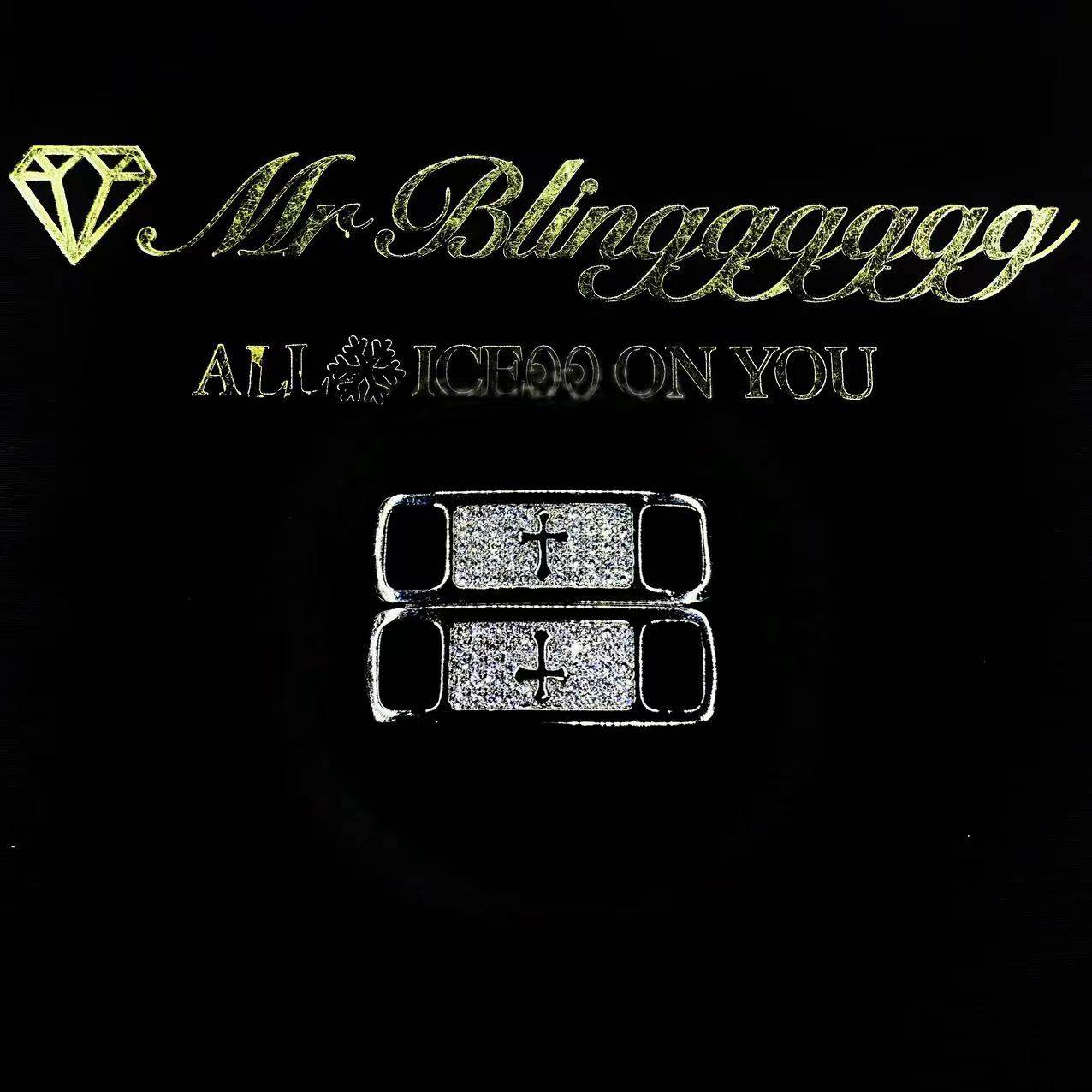 Mr.Blingggggg European and American hip-hop jewelry, diamond-filled smiley face, cross, heart-broken expression, lace buckle, shoe accessories