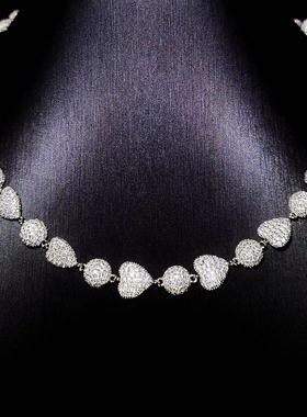 Mr.Bling定制圆珠爱心套装项链