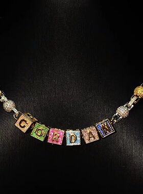 Mr.Blingggggg私人定制文字项链