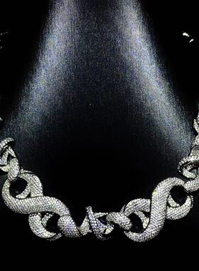 Mr.Bling莫比乌斯嘻哈满钻古巴链