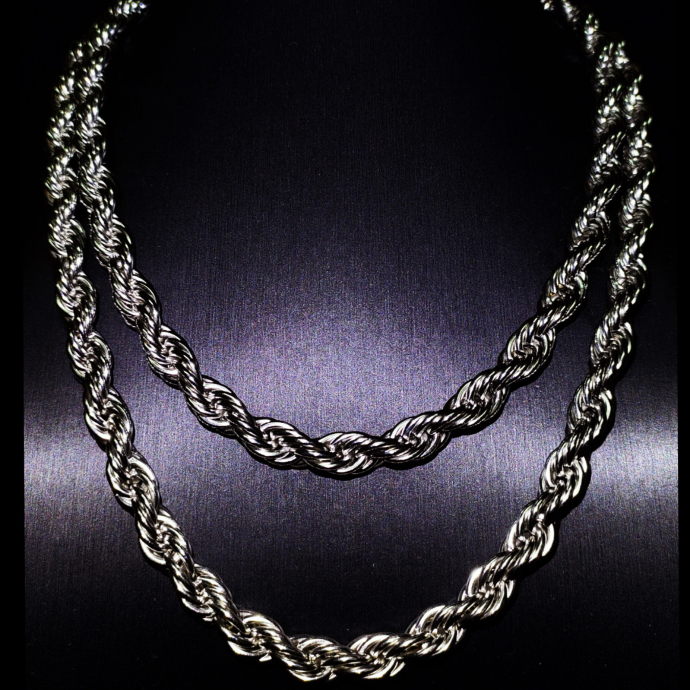 Mr.Blingggggg European and American hip-hop jewelry 10mm stainless steel non-fading versatile unisex thick twist chain