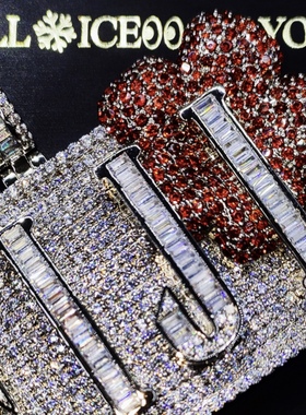 Mr.Bling私人定制混镶字母吊坠