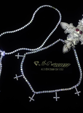 Mr.Bling小乌鸡同款逆十字架项链