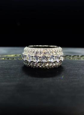 Mr.Bling纯银全满钻男女通用戒指