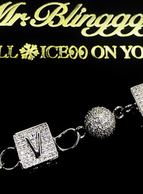 Mr.Bling情侣纯银私人定制手链