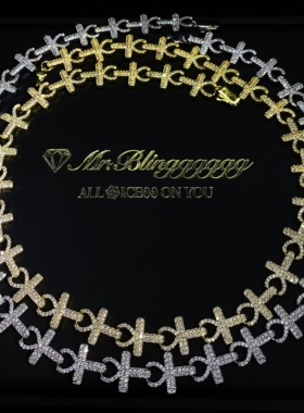 Mr.Bling欧文同款安卡十字架项链