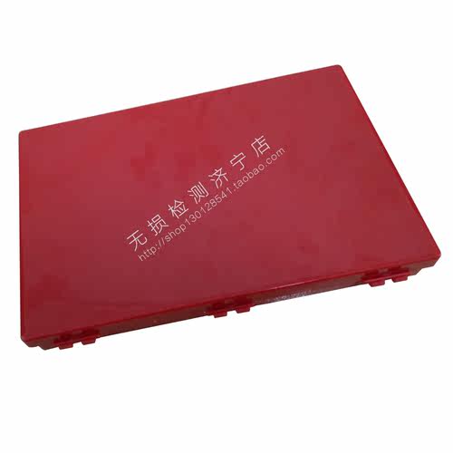 红色铅字盒 塑料铅字盒 无损检测铅字 NDT工业探伤检测专用铅字盒 - 图0