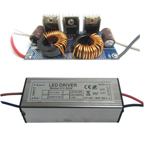 12V 24V LED户外投光灯电动车灯50W30W恒流驱动电源镇流器变压器 - 图3