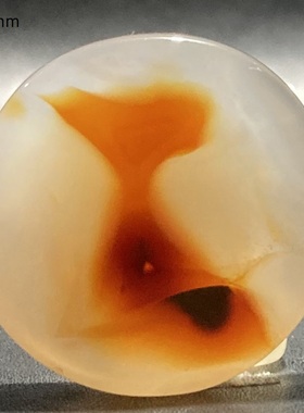 玛瑙玉髓红色牌子文玩把件