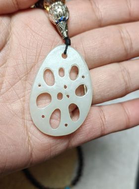 玉阅珠宝女和田玉天然项链