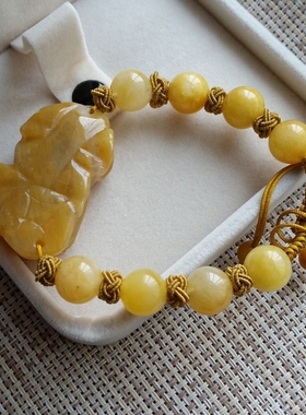 生日礼物散珠玉石配饰貔貅手链