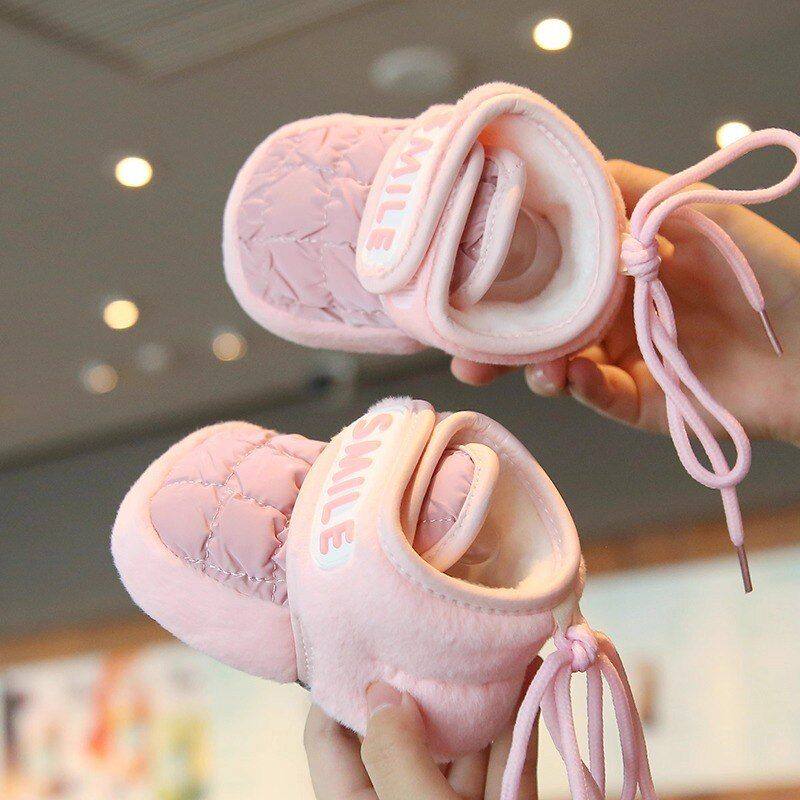 春秋冬季新生儿鞋子宝宝保暖棉鞋婴儿学步鞋0-6-12个月软底护脚套,淘宝优惠券,粉丝福利购,淘宝优惠卷