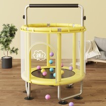 Trampoline Bungee Home Children Indoor Toddler Family Sensation Trainer Material Jump Bunk Bed Baby Bounce Bed Rub bed