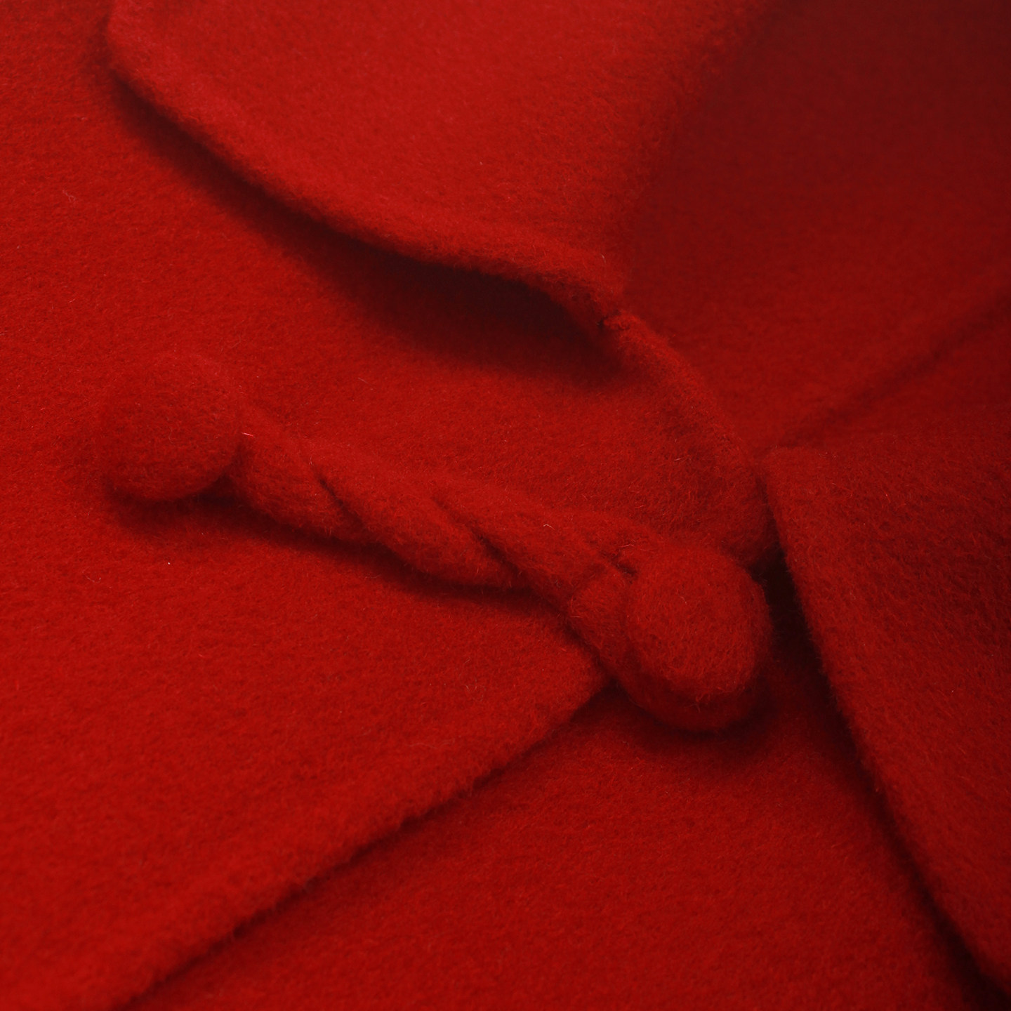 显瘦大码双面羊绒大衣女装国风复古200斤中年毛呢外套酒红色胖mm,淘宝优惠券,粉丝福利购,淘宝优惠卷