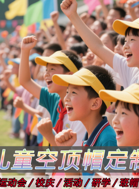 志愿者义工diy空顶帽定制logo