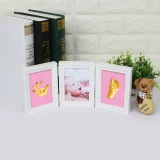 Детский отпечаток рук, чернильная подушечка для новорожденных, отпечатки рук и ног, фоторамка, сувенир, подарок на день рождения