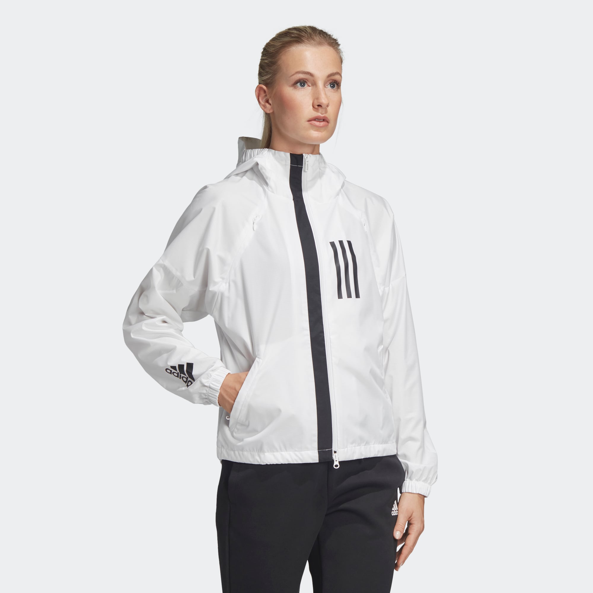 adidas阿迪达斯正品女外套W adidas W.N.D. DZ0037 - 图3