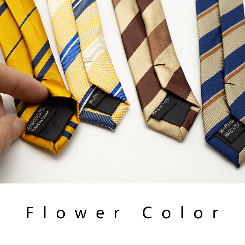 意大利风格领带男士正装商务条纹黄色咖色蓝色西装衬衫配饰8cm,淘宝优惠券,粉丝福利购,淘宝优惠卷