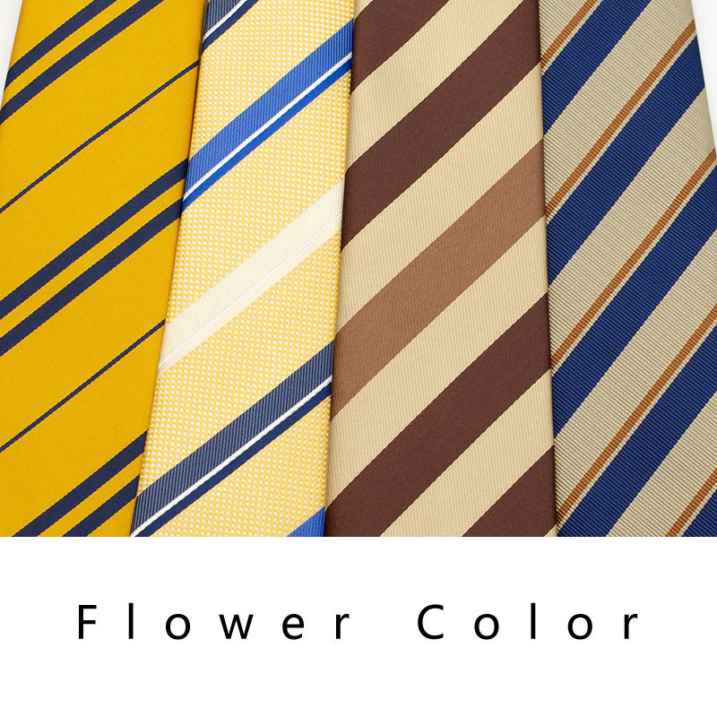 意大利风格领带男士正装商务条纹黄色咖色蓝色西装衬衫配饰8cm,淘宝优惠券,粉丝福利购,淘宝优惠卷