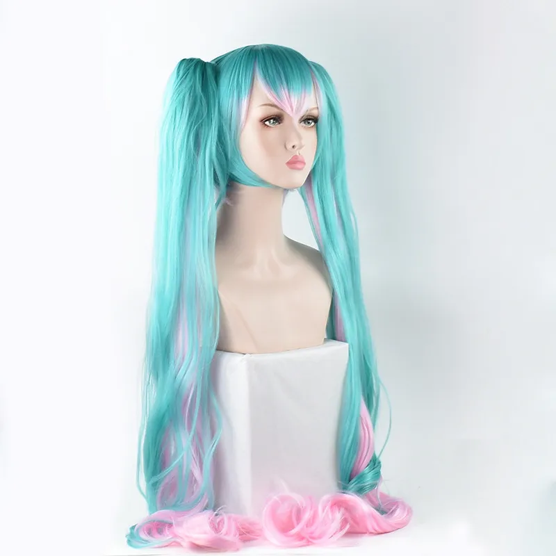 角色假发miku歌姬樱初音未来落樱缤纷头发cosplay假毛樱未来马尾 - 图2