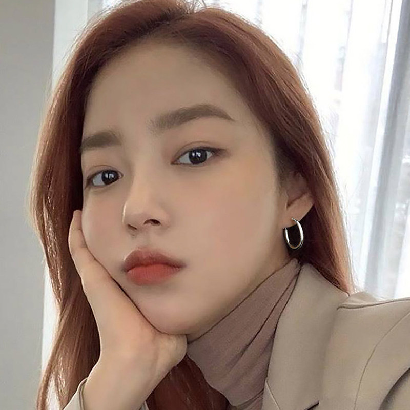 S999纯银针耳环素圈耳环爆款小众高级镀金素圈耳环百搭气质冷淡风,淘宝优惠券,粉丝福利购,淘宝优惠卷