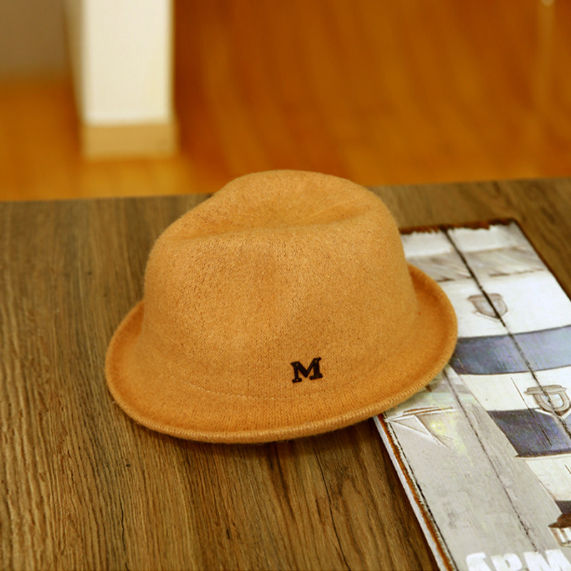帽子女秋冬小礼帽韩版羊绒m帽英伦复古时尚羊毛呢帽男爵士帽卷边,淘宝优惠券,粉丝福利购,淘宝优惠卷