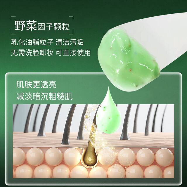 Giordani Wild Vegetables Deep Cleansing Cream Pore Dirt Clogged Makeup Remover Facial Cleansing Mud Mask Massage Cream