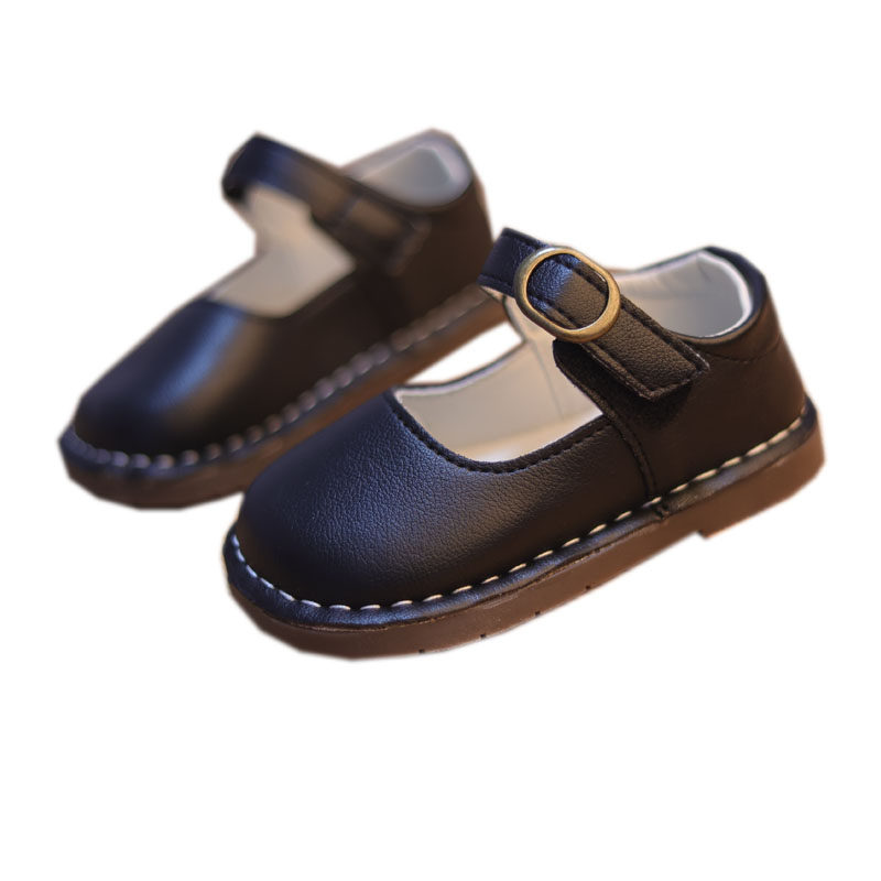 女童皮鞋春秋新款软底男童豆豆鞋宝宝单鞋中小童英伦风儿童奶奶鞋,淘宝优惠券,粉丝福利购,淘宝优惠卷