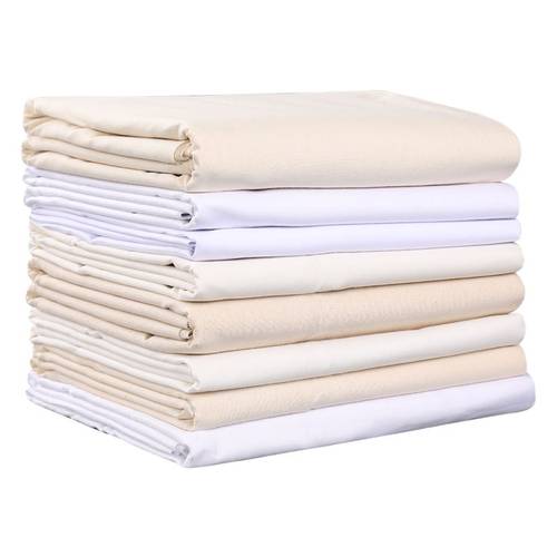 白布料白坯布服装立裁白胚布扎染纯棉全棉纯白布涤棉涂鸦画布包邮 - 图3