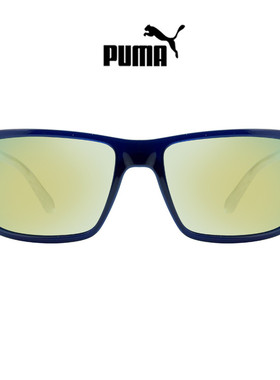 彪马简约风运动款全框太阳眼镜