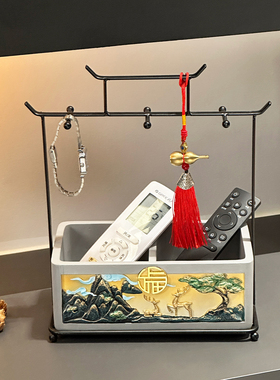 福鹿玄关钥匙收纳摆件入户鞋柜