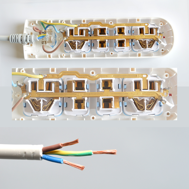 正品公牛插座GN-612插排带线1.8米3米5M家用小插板2插位排插接线-图2