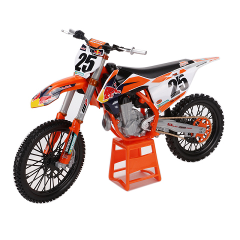 美驰图1:6红牛摩托2017 KTM 450 SX-F越野赛车摩托车模型 大号