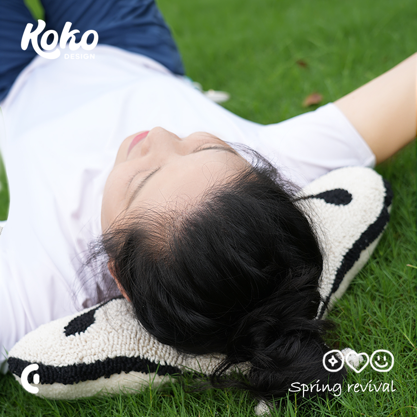 kokodesign悠悠蝶异形抱枕躺枕沙发靠枕家用原创设计师居家摆件 - 图2