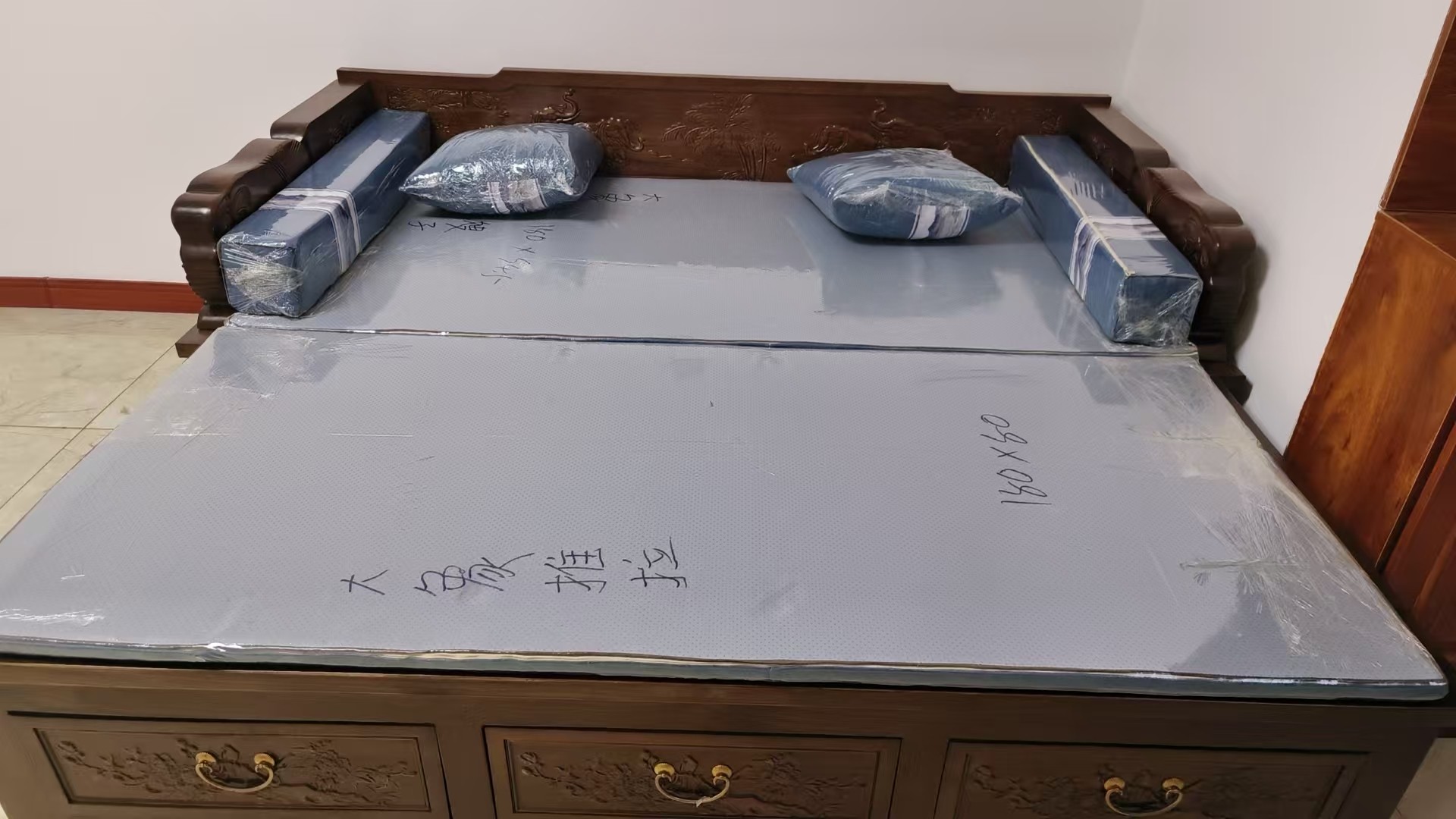 加高大象推拉罗汉床卧室客厅多变多功能大储物沙发罗汉床,淘宝优惠券,粉丝福利购,淘宝优惠卷