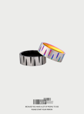 男女钛钢简约个性淬火